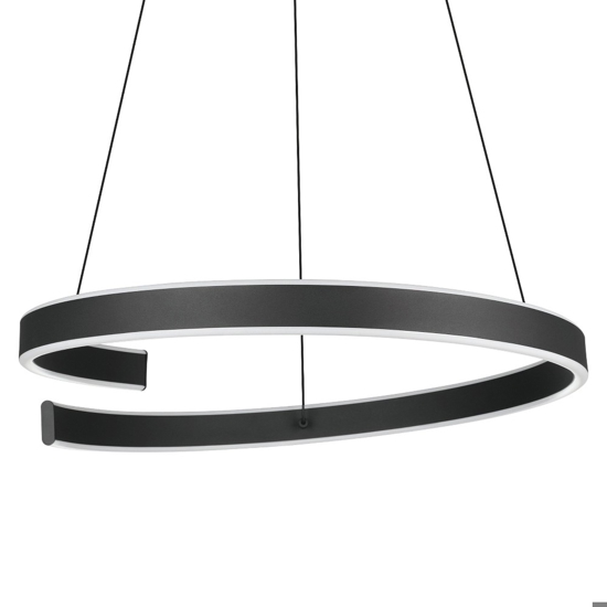 Andabaia z eglo lampadario moderno circolare led da 3000k a 6500k