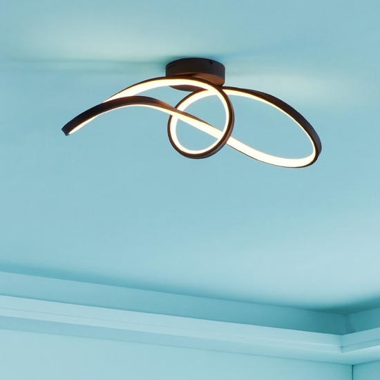 Calarossa z eglo plafoniera moderna con controllo remoto led rgb 2700k a 6500k