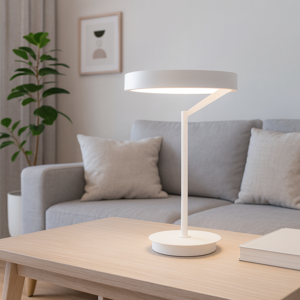 Gea luce criseide lampada da tavolo moderna led 3000k biemissione bianca
