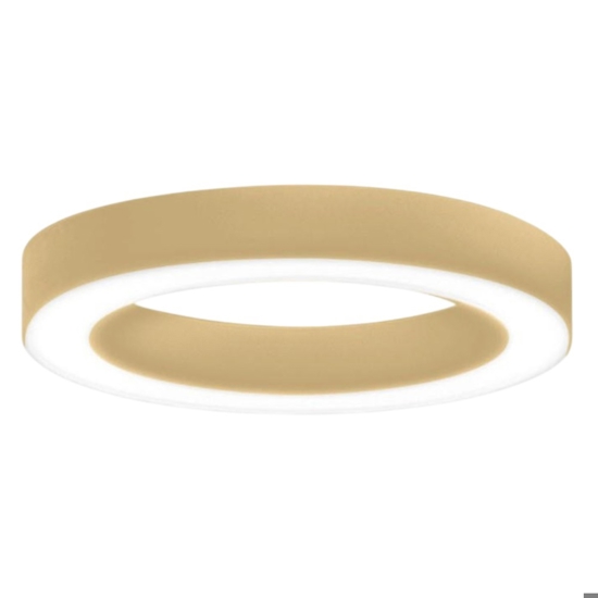 Gea luce flor plafoniera moderna led 50w 3000k tonda colore oro