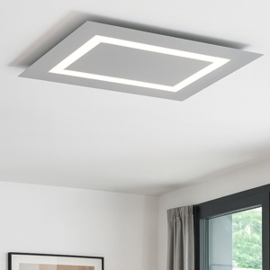 Plafoniera led 91w 70cm grigio design moderno toplight carpet