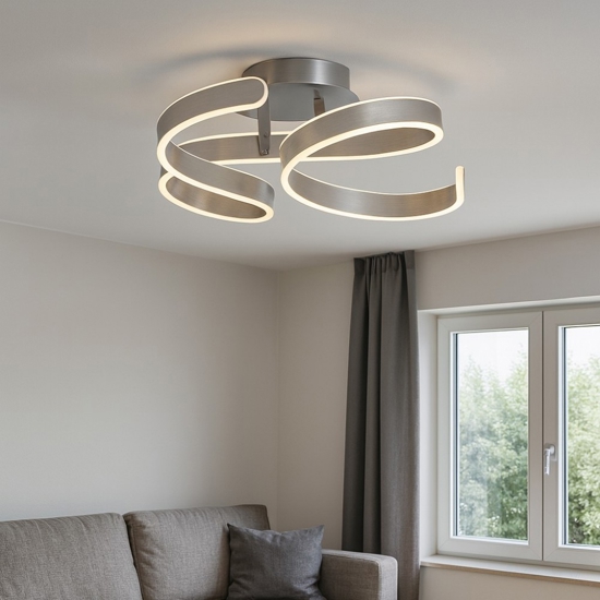 Plafoniera led 3000k dimmerabile design originale