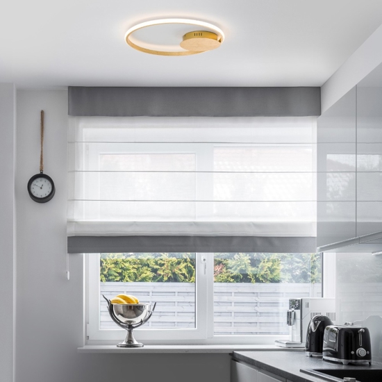 Plafoniera led 3000k rotonda design per cucina