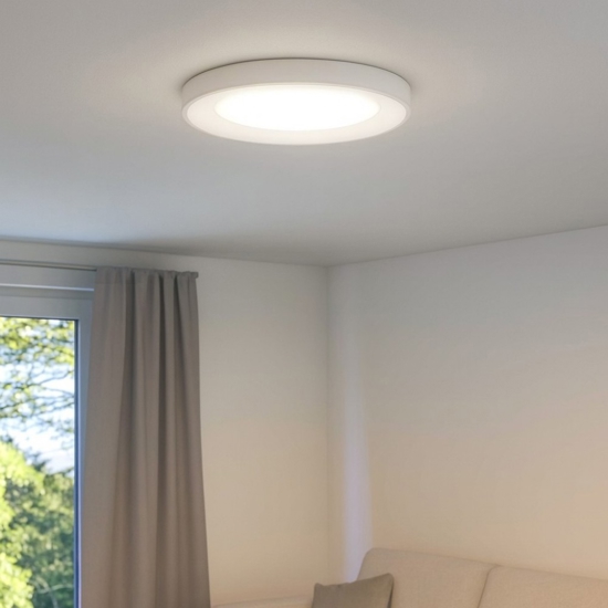 Planet pl d50 ideal lux plafoniera led bianca per soggiorno
