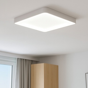 Plafoniera 60 led 50w 3000k 4000k quadrata vivida inner s moderna