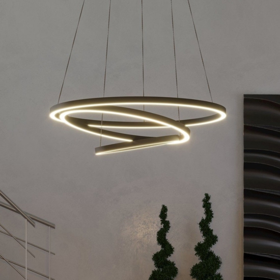 Lobinero z eglo lampadario moderno per salotto led da 2700k a 6500k
