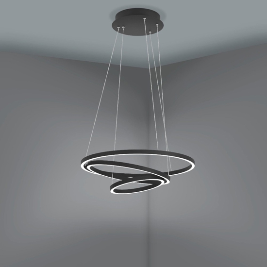 Lobinero z eglo lampadario moderno per salotto led da 2700k a 6500k