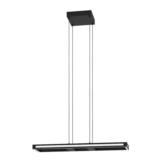 Salvilanas z eglo lampadario cucina rettangolare led da 2700k a 6500k