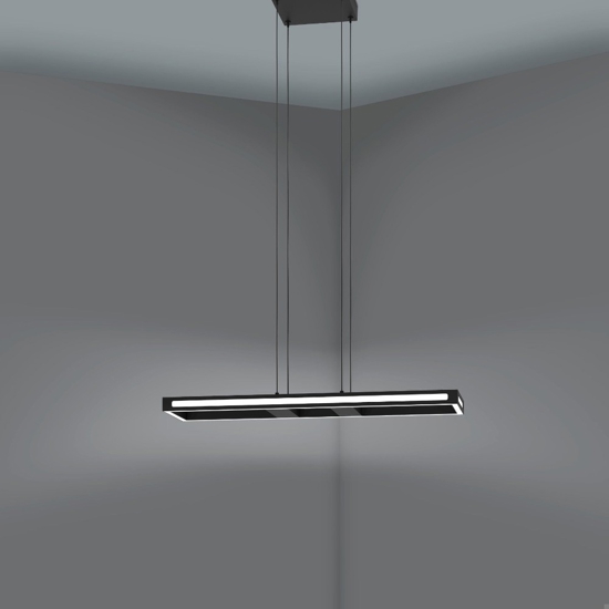 Salvilanas z eglo lampadario cucina rettangolare led da 2700k a 6500k