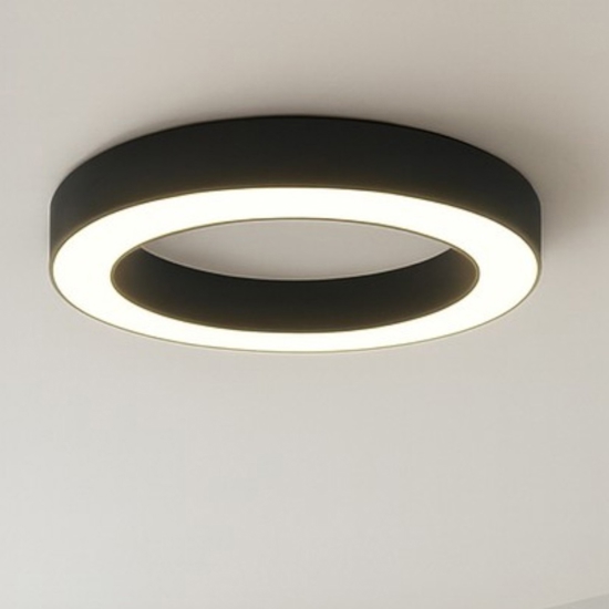 Gea luce flor plafoniera moderna led 50w 3000k ad anello