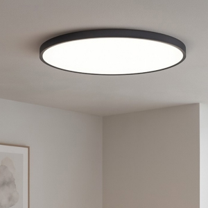 Plafoniera krizia pg nera led 50w 3000k design gea luce