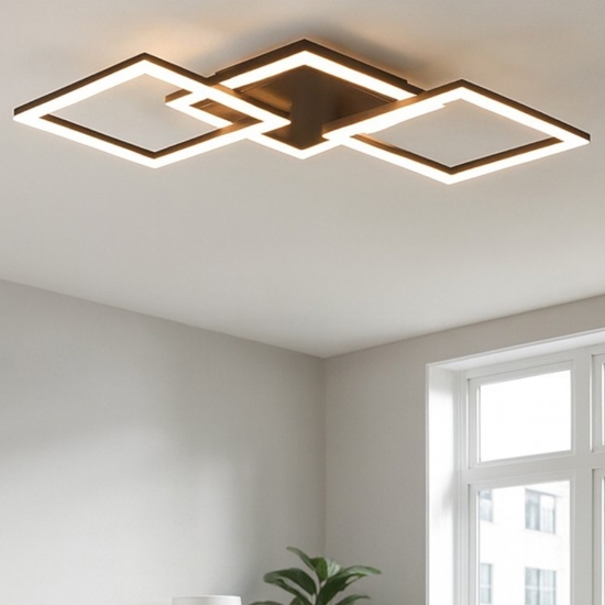 Paranday z eglo plafoniera moderna led cct da 2700k a 6500k orientabile smart