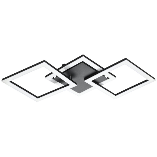Paranday z eglo plafoniera moderna led cct da 2700k a 6500k orientabile smart