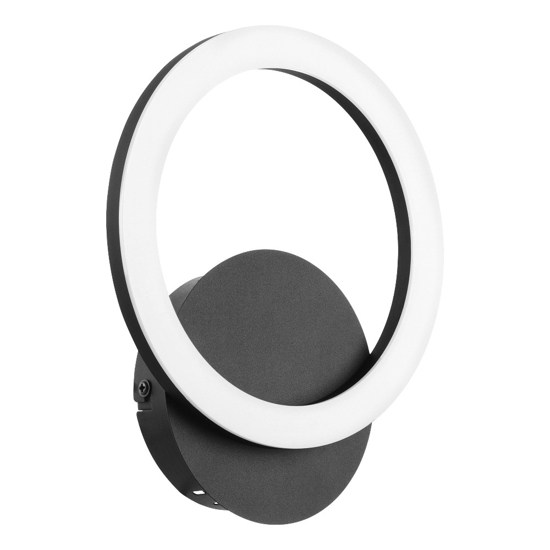 Parrapos z eglo applique da parete design minimal led cct da 2700k a 6500k