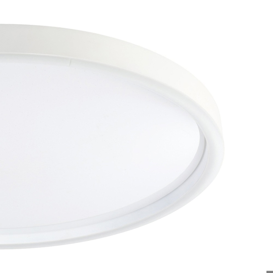 Montemorelos z eglo plafoniera bianca moderna circolare led rgb 2700k a 6500k
