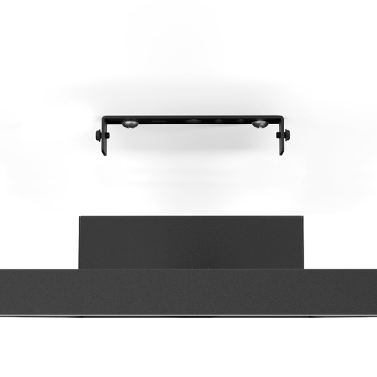 Calagrano z plafoniera rettangolare moderna nera led rgb 2700k a 6500k