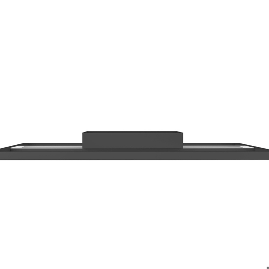 Calagrano z eglo plafoniera moderna quadrata nera led rgb cct 2700k a 6500k