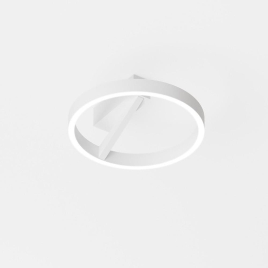 Gea luce criseide pp plafoniera led 3000k bianca tonda