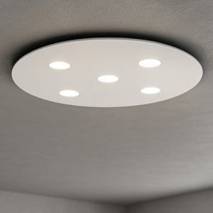 Plafoniera moderna bianca per soggiorno toplight cloud