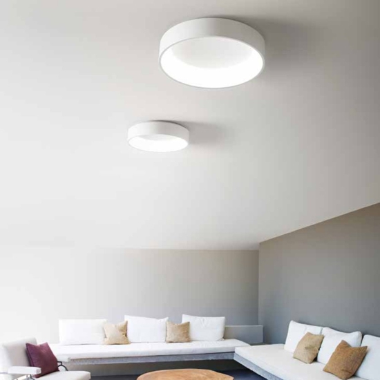 Plafoniera led 136w 3200k bianca affralux band diodi