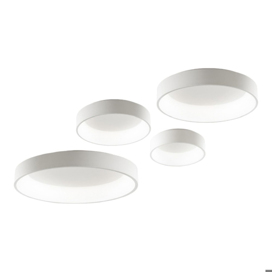 Plafoniera led 136w 3200k bianca affralux band diodi