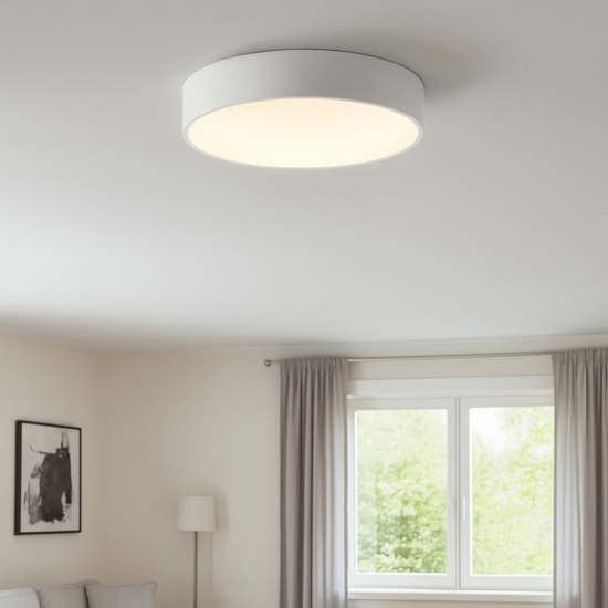 Plafoniera led 136w 3200k bianca affralux band diodi