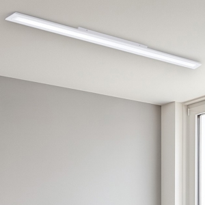 Eglo salobrena plafoniera da cucina led 4000k rettangolare bianco