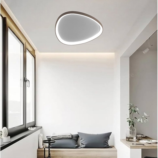 Vivida lifering sabbia plafoniera a led 38w 3000k-4000k moderna