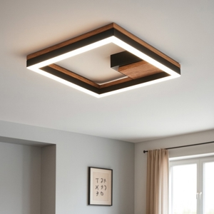 Plafoniera da soffitto per cucina in legno led 3000k