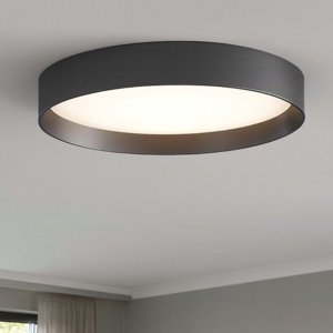Ideal lux fly pl d35 plafoniera nera led 4000k per cucina