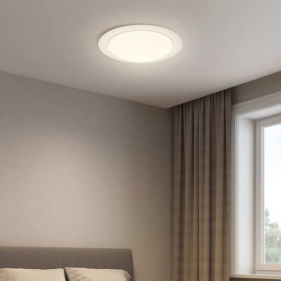 Plafoniera led bianca led 3000k 11w linea light crew