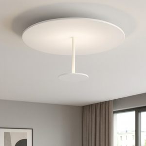 Plafoniera nina led 30w 3000k dimmerabile bianca moderna