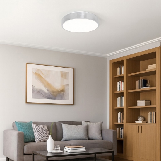 Plafoniera circolare led 3000k dimmerabile