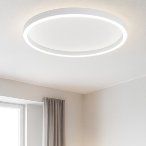 Gea luce aela bianco plafoniera led 60w 3000k 4000k rotonda