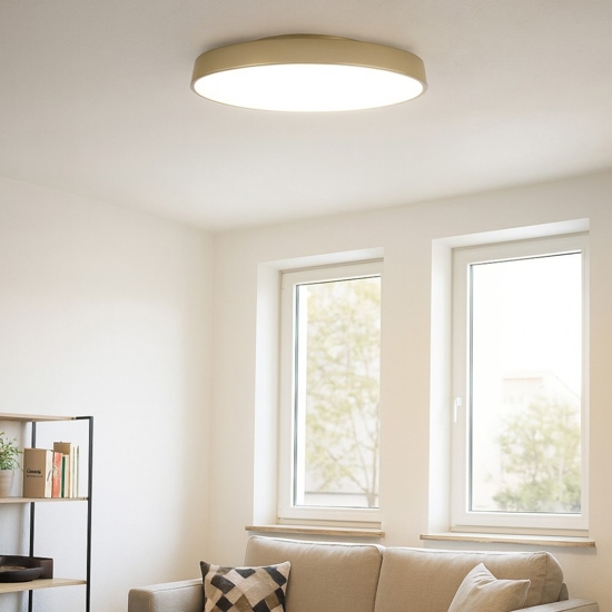 Isyluce urban sabbia plafoniera led 39w 3000k 4000k rotonda dimmerabile