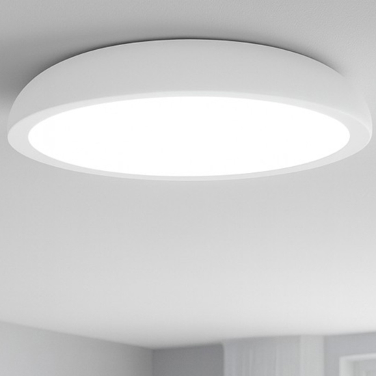 Isyluce plafoniera zenal bianca led 27w 3000k 4000k dimmerabile