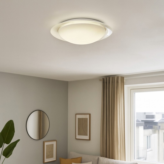 Plafoniera led 3000k ideal lux squish pl d64