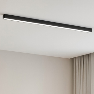 Plafonirea moderna led 3000k nera linea light satori 86cm