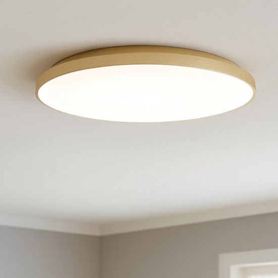Plafoniera krizia oro px led 80w 3000k moderna gea luce