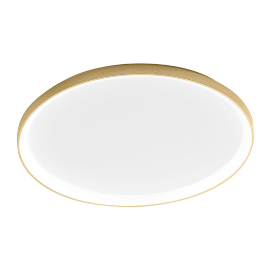 Plafoniera krizia oro px led 80w 3000k moderna gea luce