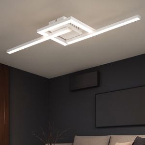 Plafoniera bianca design moderna led 17w 4000k orientabile