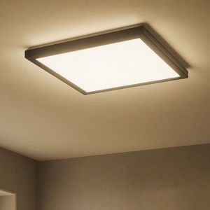 Rovito z eglo plafoniera nera per bagno ip44 led rgb 2700k a 6500k