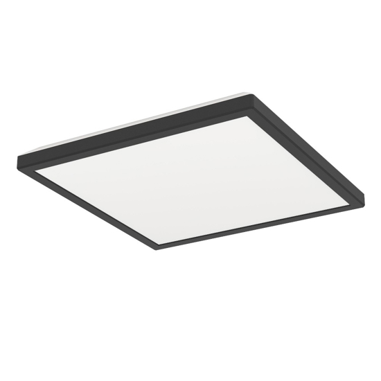 Rovito z eglo plafoniera nera per bagno ip44 led rgb 2700k a 6500k