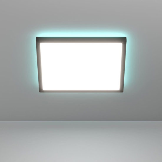 Rovito z eglo plafoniera nera per bagno ip44 led rgb 2700k a 6500k