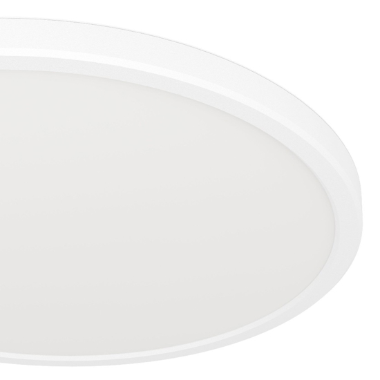 Rovito z eglo plafoniera da bagno tonda bianca led rgb 2700k a 6500k ip44