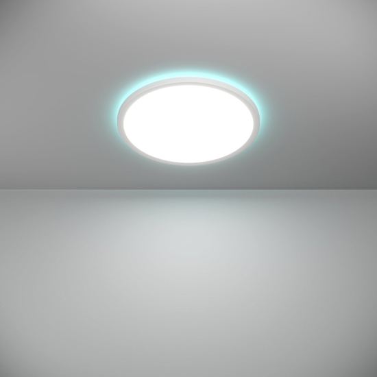 Rovito z eglo plafoniera circolare da bagno ip44 led rgb 2700k a 6500k
