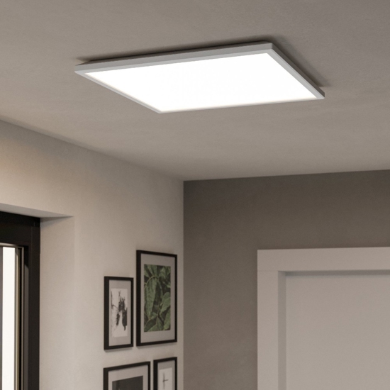 Rovito z eglo plafoniera quadrata da bagno led rgb 2700k a 6500k ip44