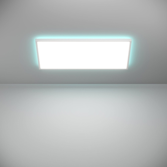Rovito z eglo plafoniera da bagno rettangolare led rgb 2700k a 6500k ip44
