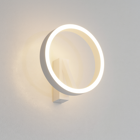 Applique led 3000k da parete gea luce criseide bianca