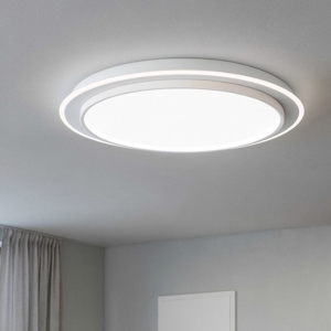 Gea luce dharma plafoniera moderna led 65w 3000k tonda per salotto